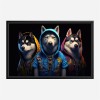 Framed Canvas 