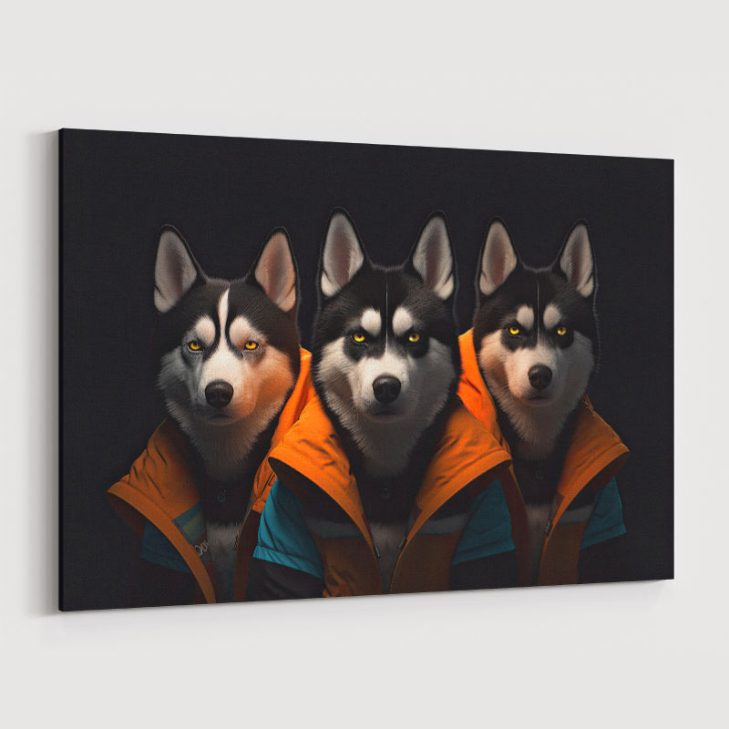 Siberian Husky Gangster Dogs