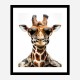 Giraffe In Shades Art Print