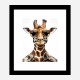 Giraffe In Shades Art Print