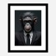 Formal Chimp Art Print