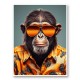 Hawaiian Chimp Art Print