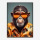 Hawaiian Chimp Art Print Hawaiian Chimp Art Print