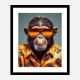 Hawaiian Chimp Art Print Hawaiian Chimp Art Print