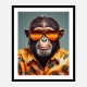 Hawaiian Chimp Art Print Hawaiian Chimp Art Print
