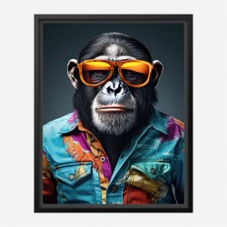 Hawaiian Chimp 1 Art Print