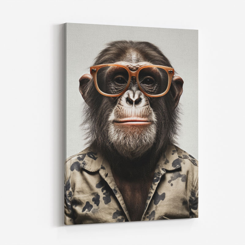 Hawaiian Chimp 2 Art Print Hawaiian Chimp 2 Art Print