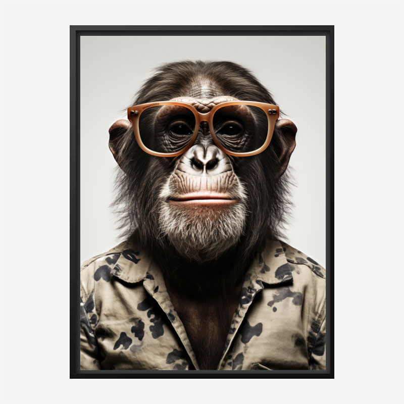 Hawaiian Chimp 2 Art Print Hawaiian Chimp 2 Art Print