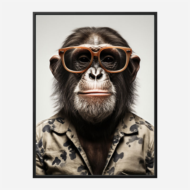 Hawaiian Chimp 2 Art Print