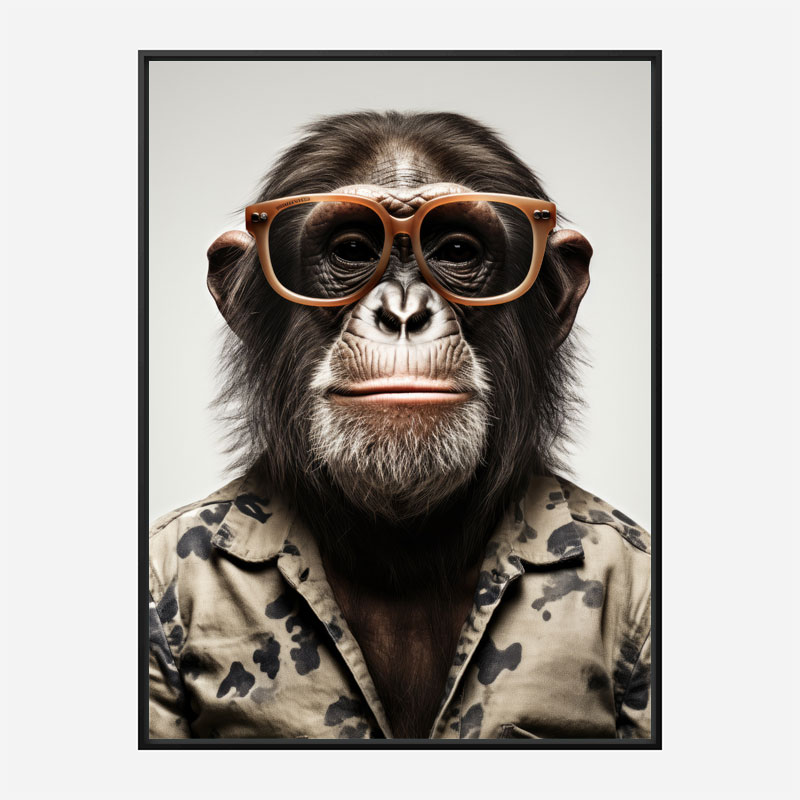 Hawaiian Chimp 2 Art Print Hawaiian Chimp 2 Art Print
