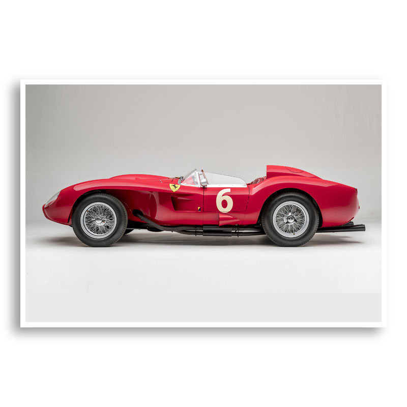 Ferrari 250 Testa Rossa in Red Wall Art