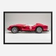 Ferrari 250 Testa Rossa in Red Wall Art