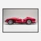 Ferrari 250 Testa Rossa in Red Wall Art