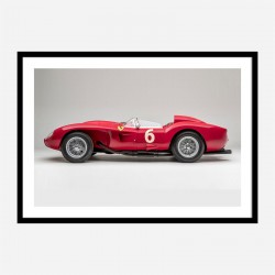 Ferrari 250 Testa Rossa in Red Wall Art