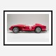 Ferrari 250 Testa Rossa in Red Wall Art