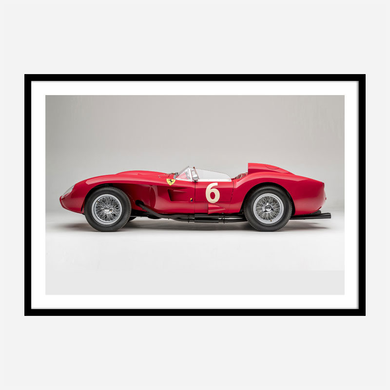 Ferrari 250 Testa Rossa in Red Wall Art