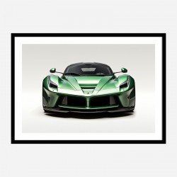 LaFerrari Green Wall Art