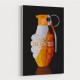 Hermes Orange Grenade Wall Art Hermes Orange Grenade Wall Art