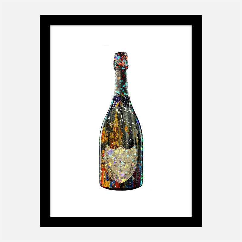 Dom Perignon Champagne Splash Wall Art