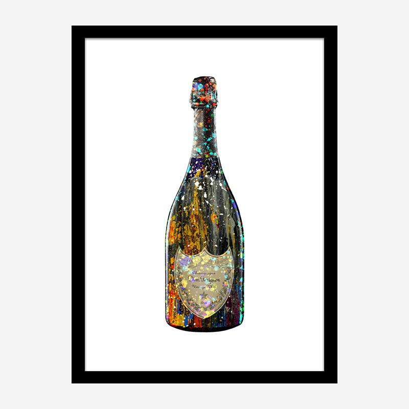 Dom Perignon Champagne Splash Wall Art