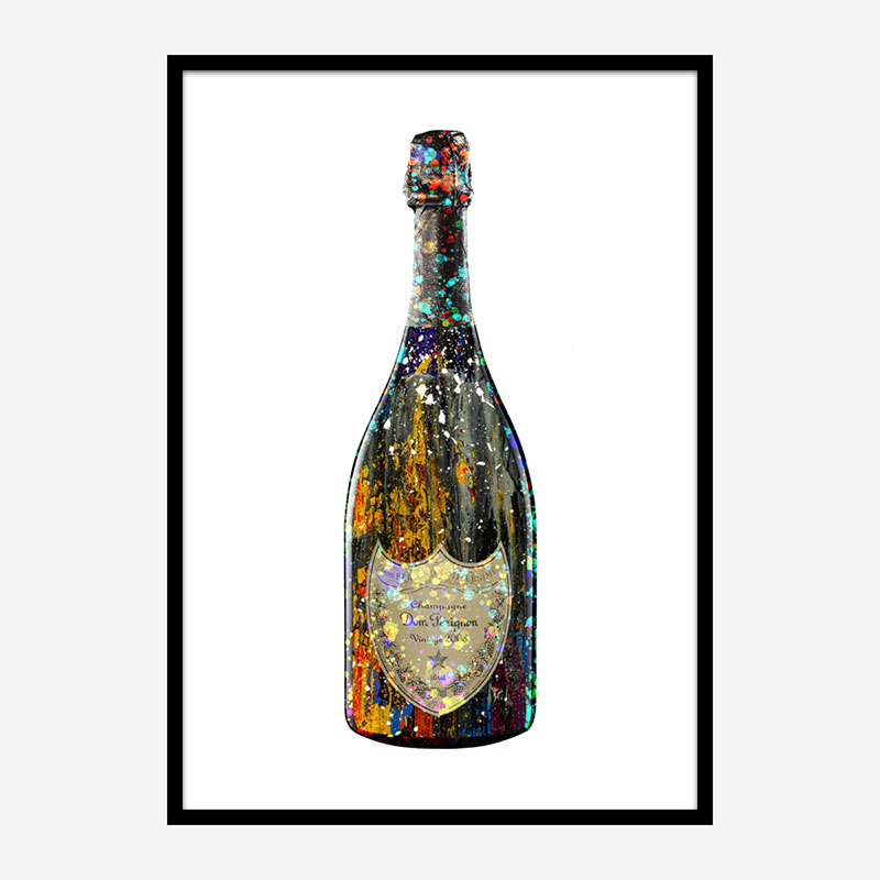 Dom Perignon Champagne Splash Wall Art