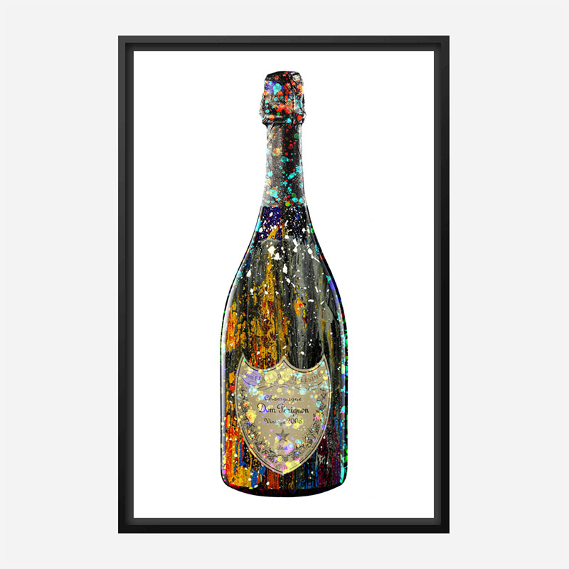 Dom Perignon Champagne Splash Wall Art