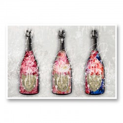 DP Flowers Champagne Wall Art