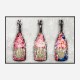 DP Flowers Champagne Wall Art