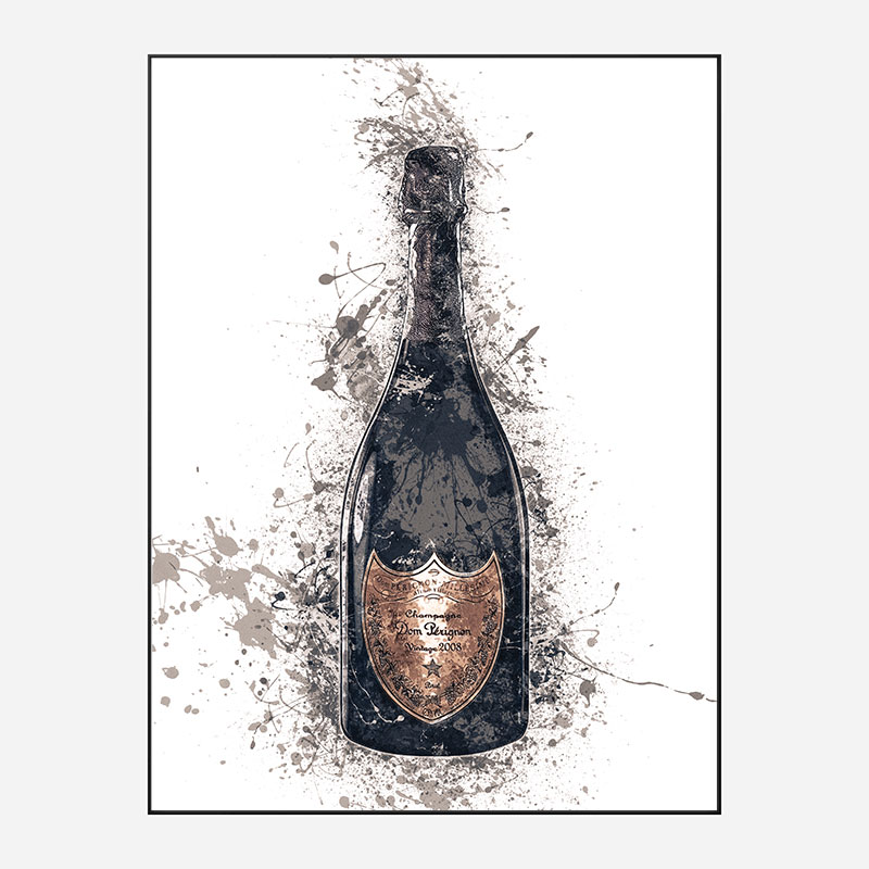 DP LV Splatter Champagne Art Print