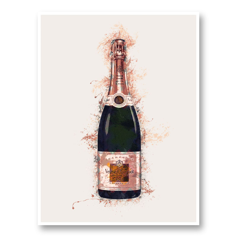 Veuve Clicquot Champagne Art Print