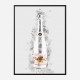 Veuve Clicquot Rich Rose Champagne Art Print