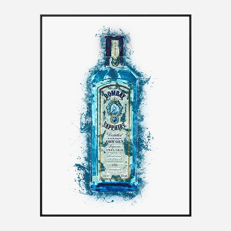 Sapphire Blue Art Print