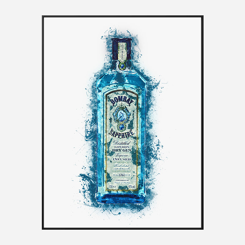 Sapphire Blue Art Print