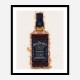 Jack Daniels Grunge Art Print