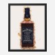 Jack Daniels Grunge Art Print