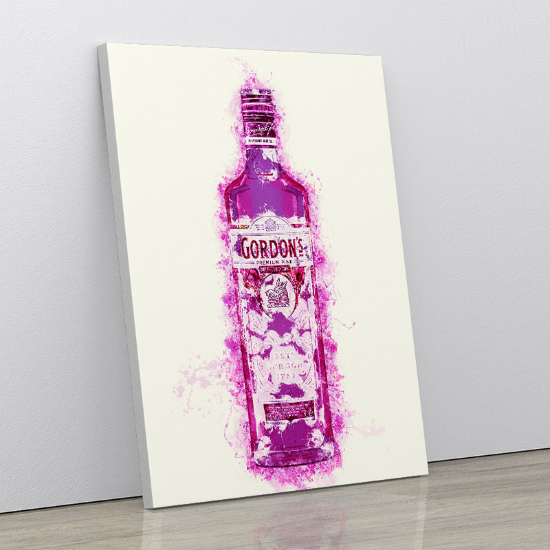 Hot Pink Gin Art Print