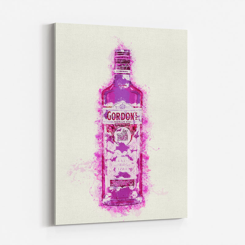 Hot Pink Gin Art Print