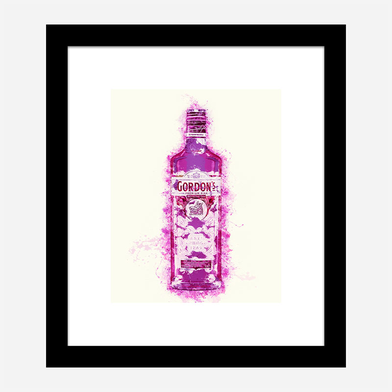 Hot Pink Gin Art Print