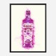 Hot Pink Gin Art Print