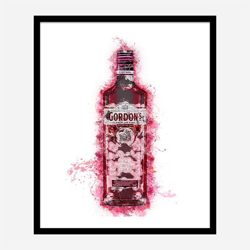 Pink Gin Art Print