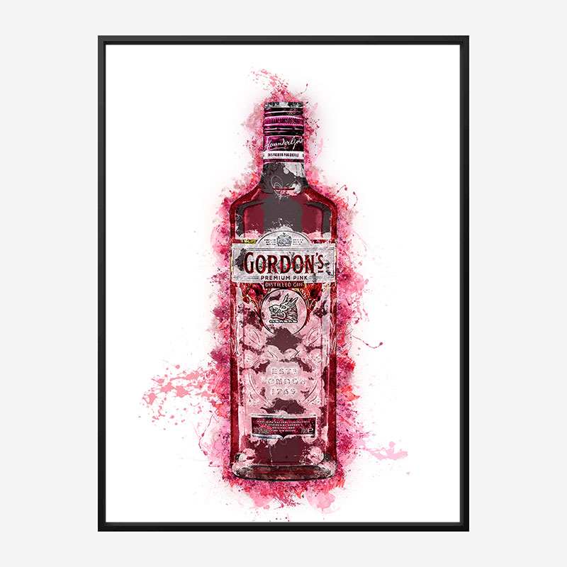 Pink Gin Art Print