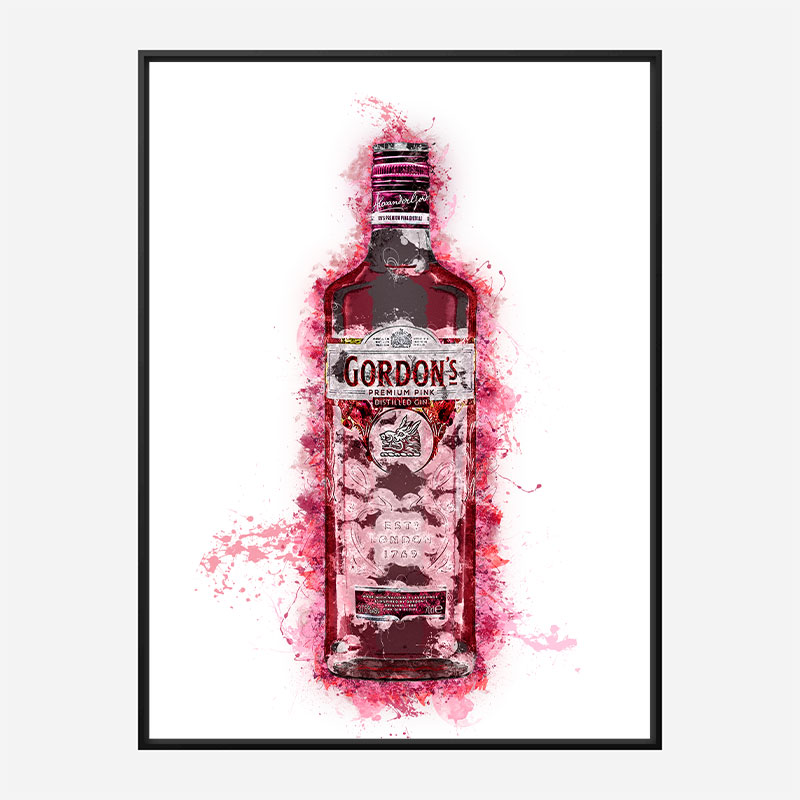 Pink Gin Art Print