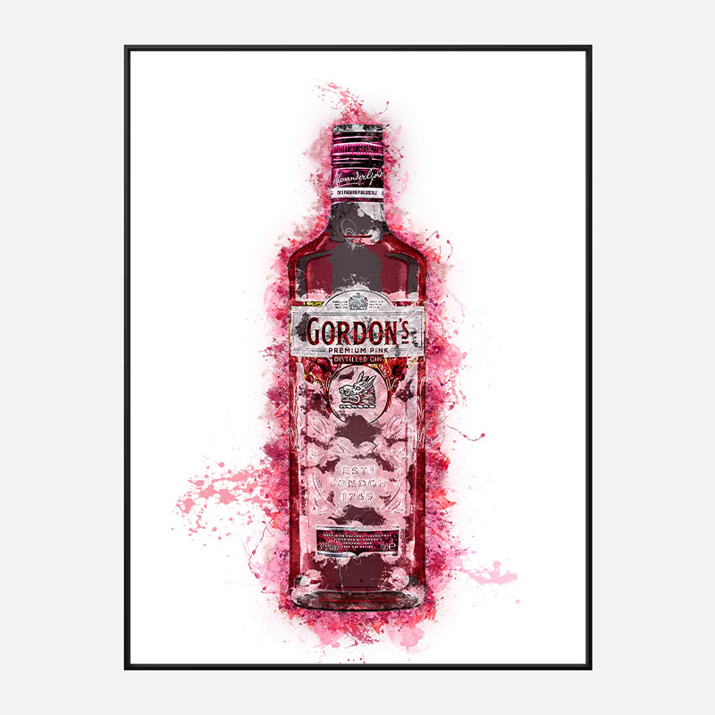 Pink Gin Art Print