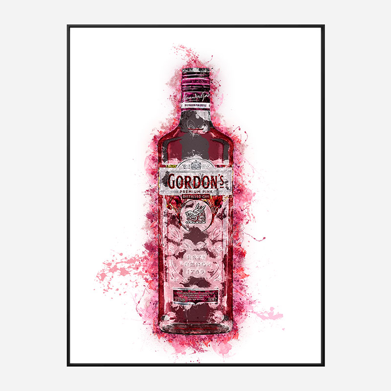 Pink Gin Art Print