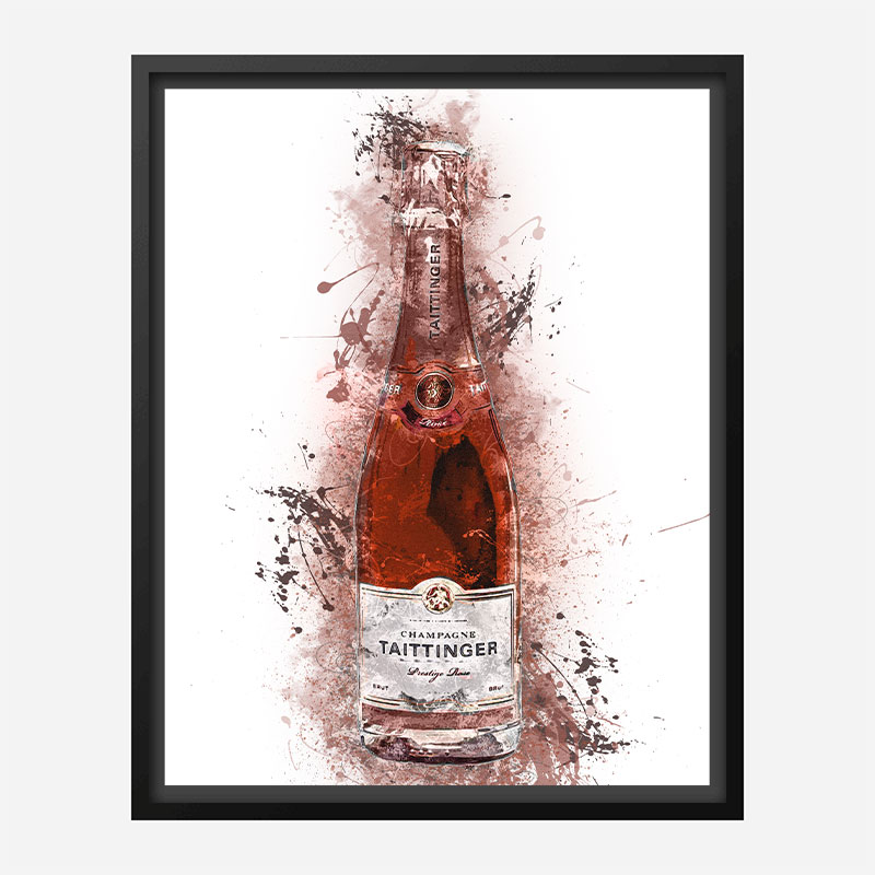 Tattinger Brut Rose Champagne Art Print