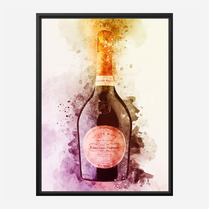 Laurent Perrier Cuvee Rose Champagne Art Print