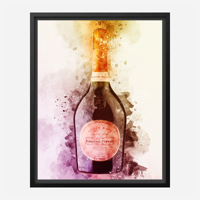 Laurent Perrier Cuvee Rose Champagne Art Print