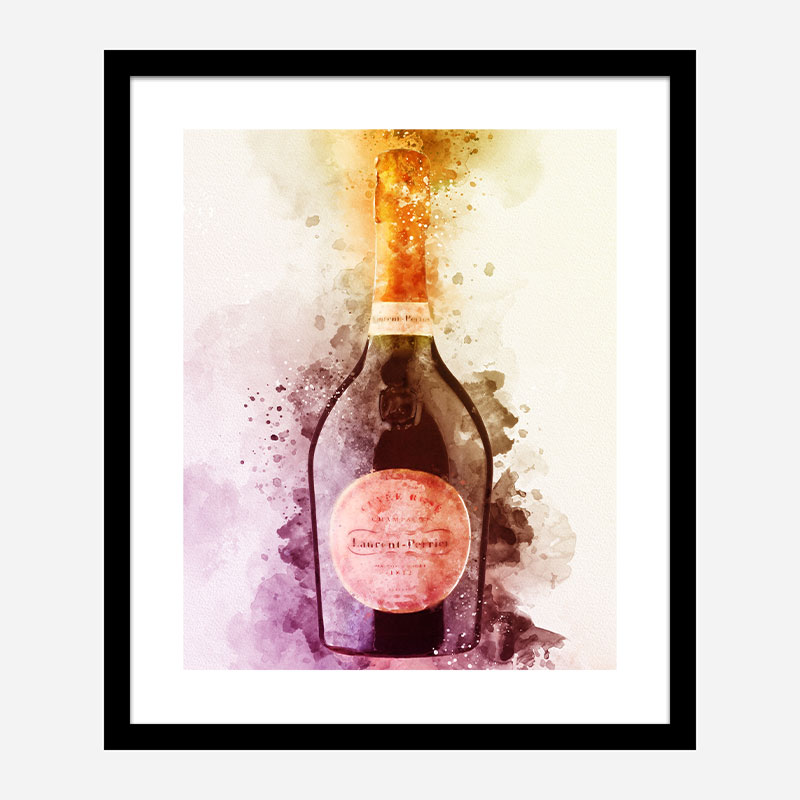 Laurent Perrier Cuvee Rose Champagne Art Print