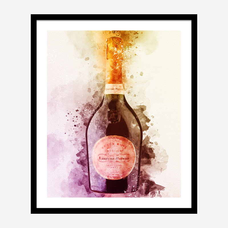 Laurent Perrier Cuvee Rose Champagne Art Print