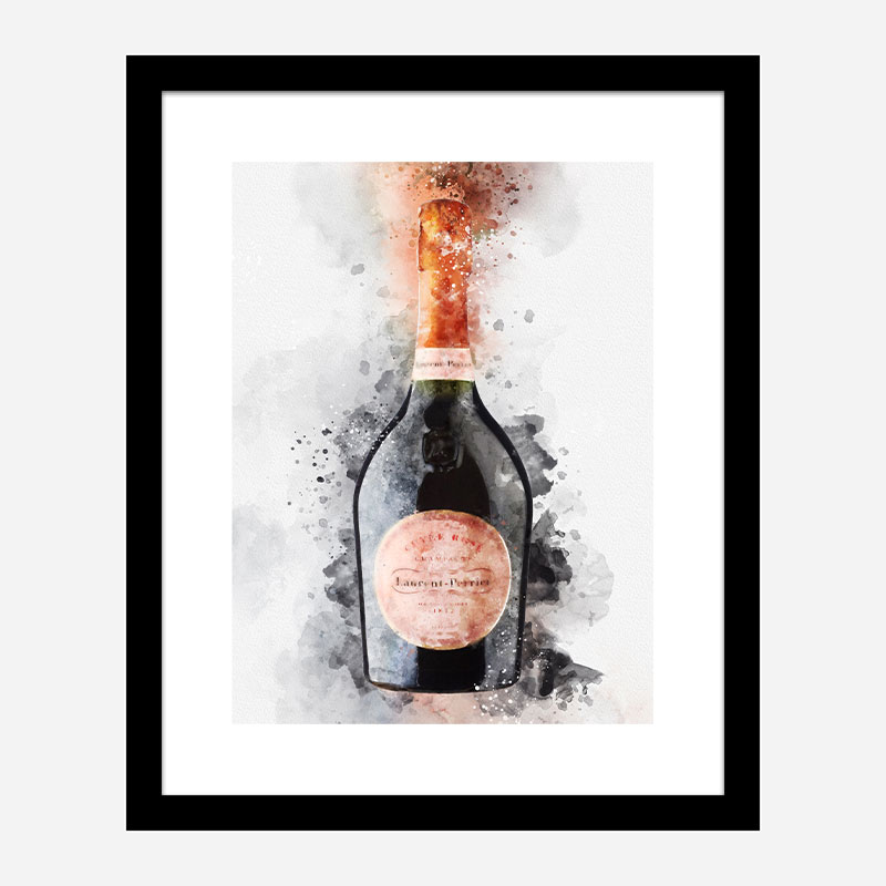 Laurent Perrier Cuvee Rose Champagne Art Print